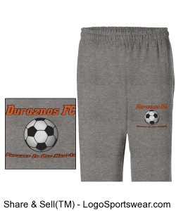 Men's DFC Tribute Sweatpants (Grey) Design Zoom